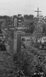 Harry Tunnacliffe initial war grave at Adinkerke with wood cross
