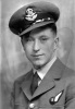 George William Parrett RAF Officer portrait with hat