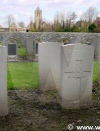 Commonwealth War Graves from WWI at Adinkerke Belgium